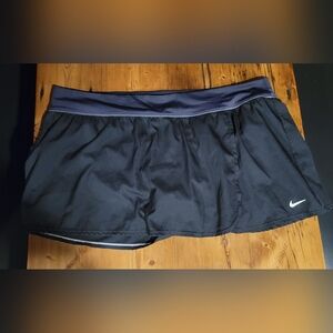 Nike black swim Skort 2x